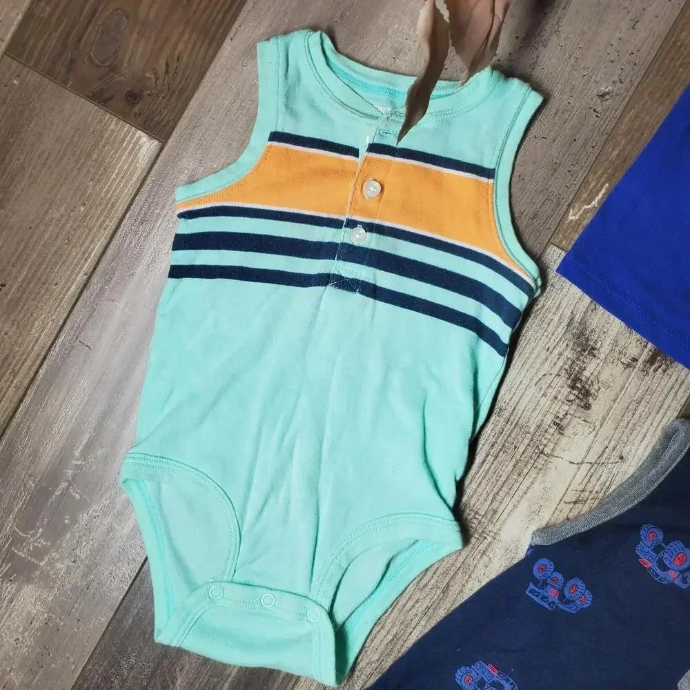 Carter's & Garanimals 12m Baby Boy Tank Top Bundle NWOT